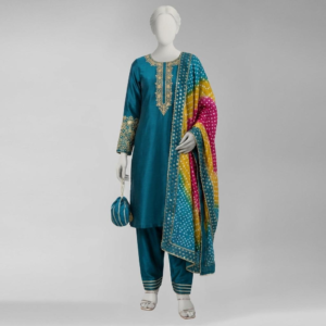 Sea Green Chunri 3PC