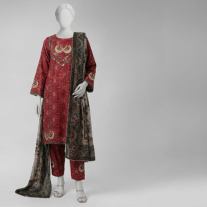 Lawn Embroidery 3PC